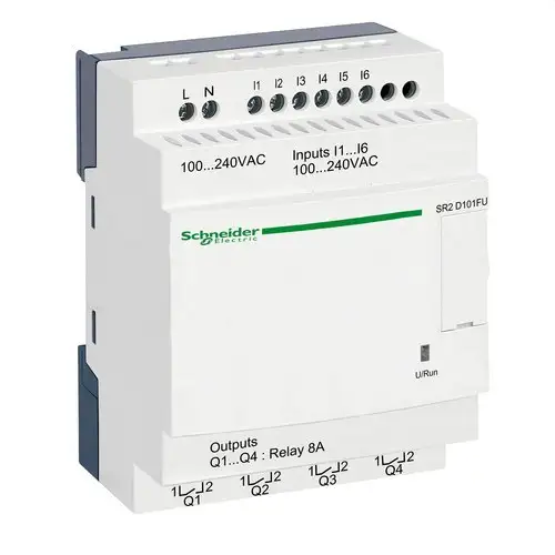 Programmable Relay ZELIO 100-240V I/O-10 LADDER with reference SR2D101FU from the brand SCHNEIDER ELECTRIC