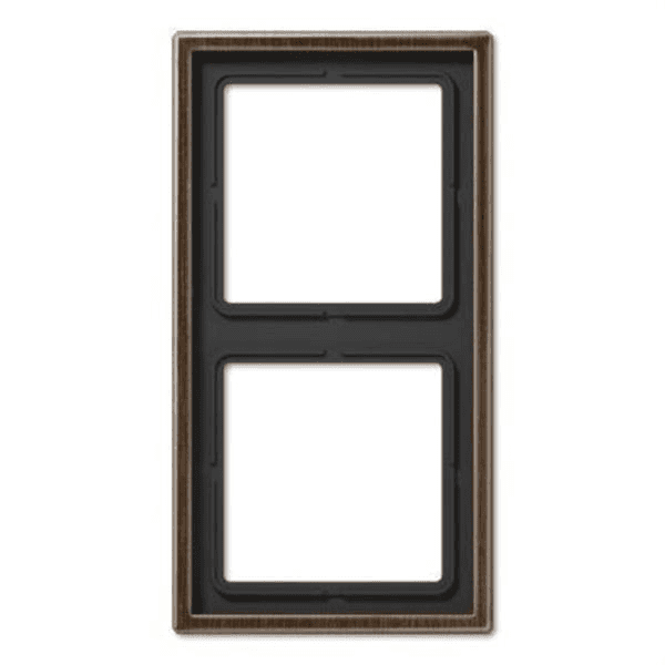 Dubbel frame Jung LS990 Messing antiek met referentie ME2982AT van het merk JUNG