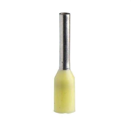 Uninsulated Cable End 0.25mm2 Yellow with reference DZ5CE002 from the brand SCHNEIDER ELECTRIC
