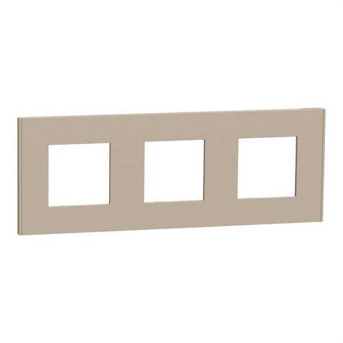 3-Element Frame Mink New Unica Deco with reference NU600626 from the brand SCHNEIDER ELECTRIC