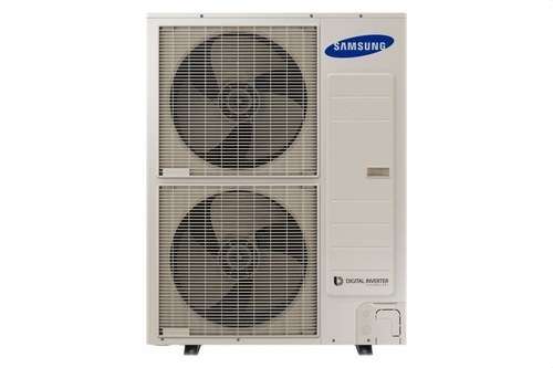 Buitenunit bibloc aerothermie Samsung EHS TDM Plus 12 kW met referentie AE120MXTPEH/EU van het merk SAMSUNG