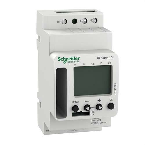 Astronomische en schemerschakelaar Acti9 IC SMART 1 Kanaal met referentie CCT15225 van het merk SCHNEIDER ELECTRIC