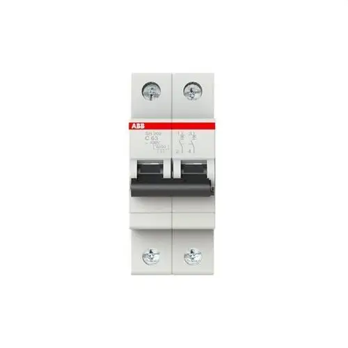 Magnetothermisch SH202-C63 2P 63A Curve C Curve C 6kA met referentie 2CDS212001R0634 van het merk ABB