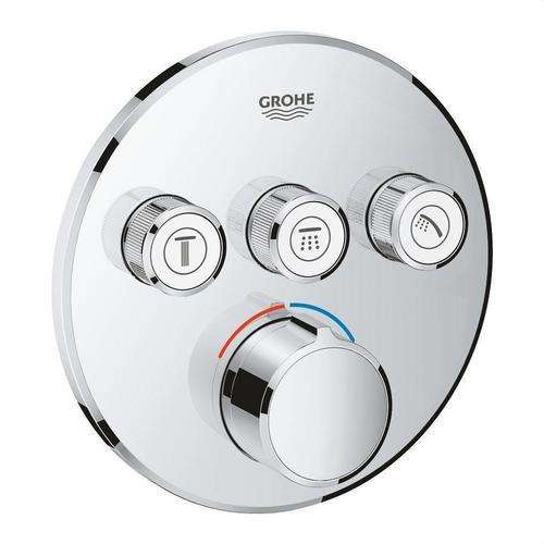 Built-in mixer with 3 SmartControl handles chrome with reference 29146000 from the brand GROHE