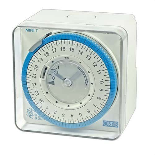 Minuterie analogique encastrée Orbis MINI T avec la référence OB251032 de la marque ORBIS