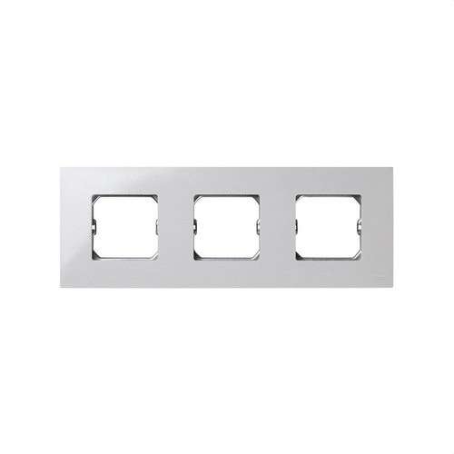 Compact frame for 3 elements white with frame Simon 27 Play with reference 2700630-030 from the brand SIMON