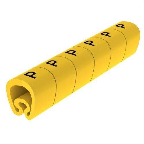 Pre-cut Yellow Markers Ø5 PVC Laminated with reference 1811-P from the brand UNEX