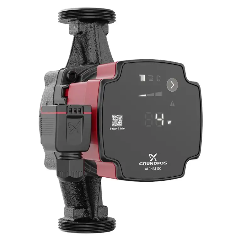Grundfos ALPHA1 GO 25-80 180 circulatiepomp met referentie 93074179 van het merk GRUNDFOS