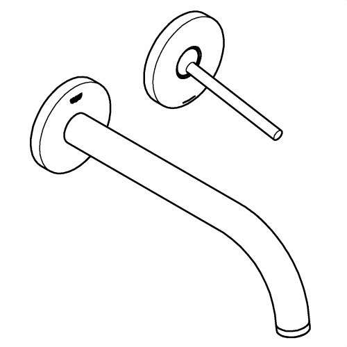 Wall-mounted Single-lever Basin Mixer Tap Atrio Joystick supersteel with reference 29406DC0 from the brand GROHE