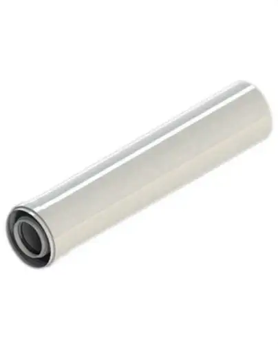 Chimney Pipe Diameter 80/110mm 1000mm Male-Female White Aluminium with reference 811-1000MHP1 from the brand FIG