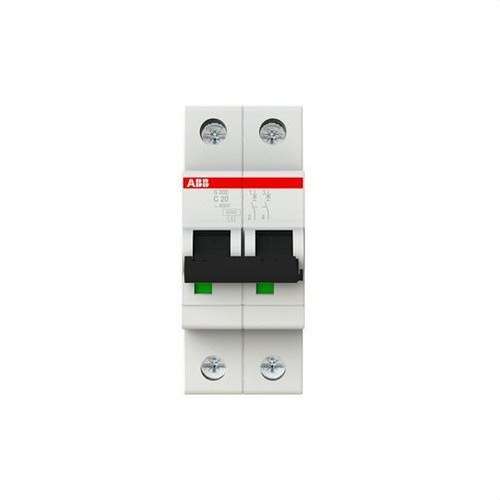 S202-C20 2P 40A Circuit Breaker Curve C with reference 2CDS252001R0204 from the brand ABB