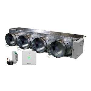 Airzone Easyzone 25 Wi-Fi Gemotoriseerde Plenum Medium AZC25HAIBS04M4 voor Haier – 4 uitgangen Ø200 mm (middelgroot vermogen) met referentie AZC25HAIBS04M4 van het merk AIRZONE