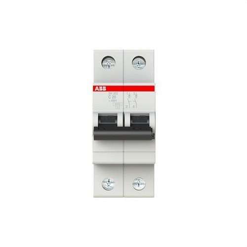 SH202-C20 2P 20A Circuit Breaker Curve C 6kA with reference 2CDS212001R0204 from the brand ABB