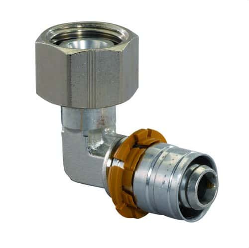 Uponor S-Press Elbow with Swivel Nut 25-G1/2"SN with reference 1060092 from the brand UPONOR