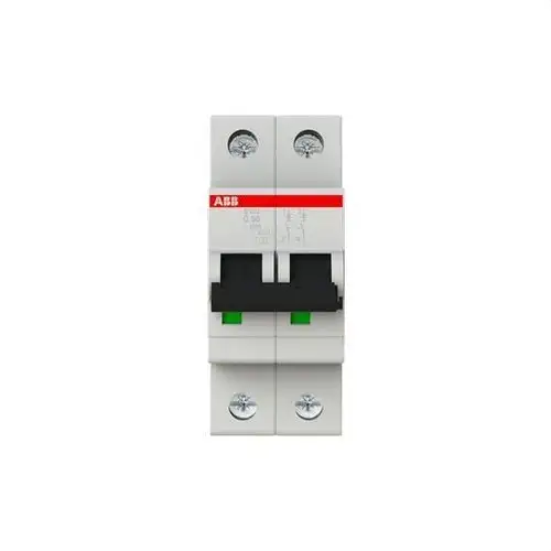 Magnetothermisch S202-C50 2P 50A Curve C 10kA met referentie 2CDS252001R0504 van het merk ABB