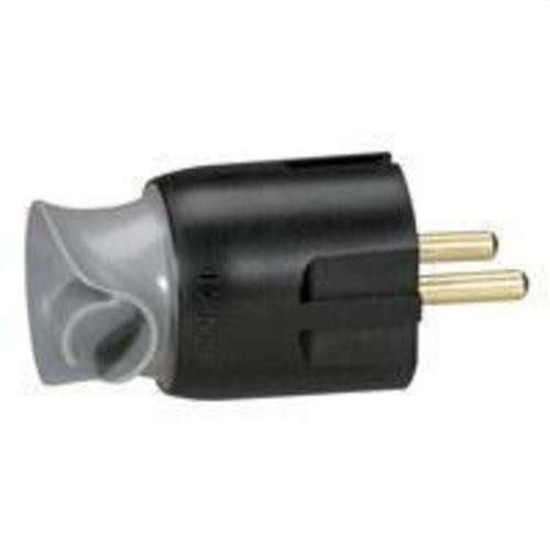 2P+T 16A Black ROT Plug GSB with reference 050173 from the brand LEGRAND