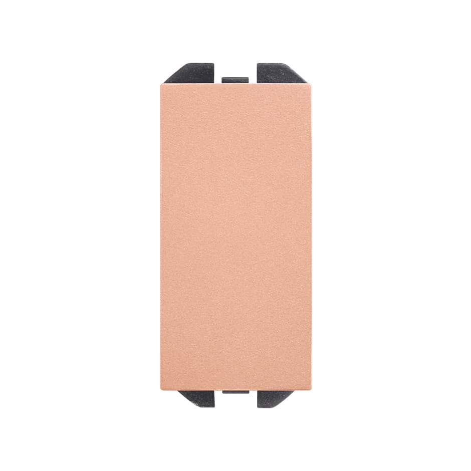 Cache aveugle esthétique minimale cuivre Simon 270 avec la référence 20001800-091 de la marque SIMON