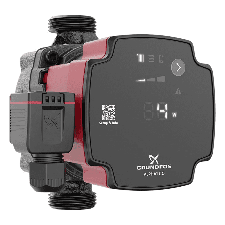 Grundfos ALPHA1 GO 15-60 130 circulatiepomp met referentie 93074173 van het merk GRUNDFOS
