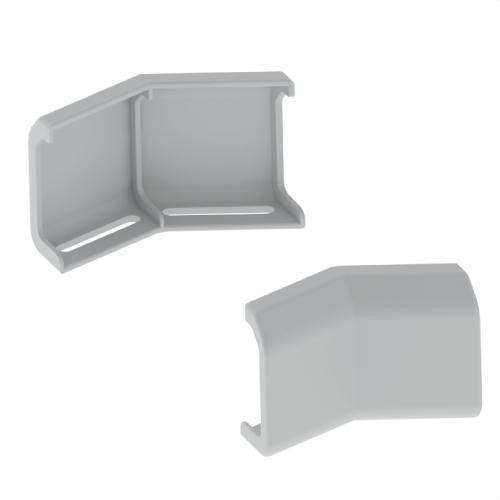 Flat Grey Corner Union 100 U23X with reference 66851 from the brand UNEX