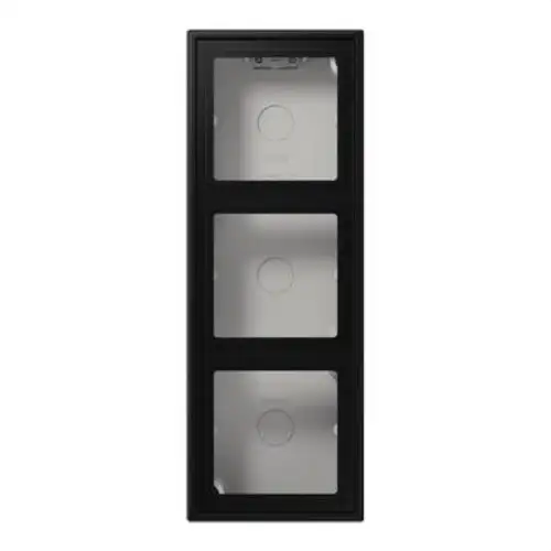 Matte Black Triple Surface Box LS with reference LS583ASWM from the brand JUNG
