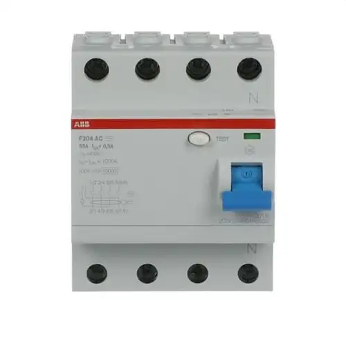 4P 63A AC Class Differential 300mA with reference 2CSF204001R3630 from the brand ABB