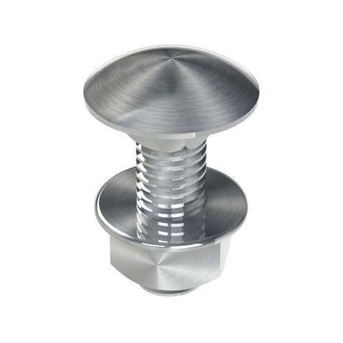 DIN 603 Bolt with Nut M8X25 AISI 316 with reference 66839-A4 from the brand UNEX
