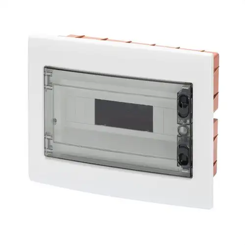 Inbouw verdeelkast met rookglasdeur 18 modules met referentie GW40608 van het merk GEWISS