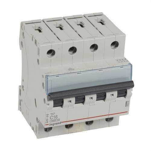 TX3 4P 16A MCB Curve C 6kA with reference 403626 from the brand LEGRAND
