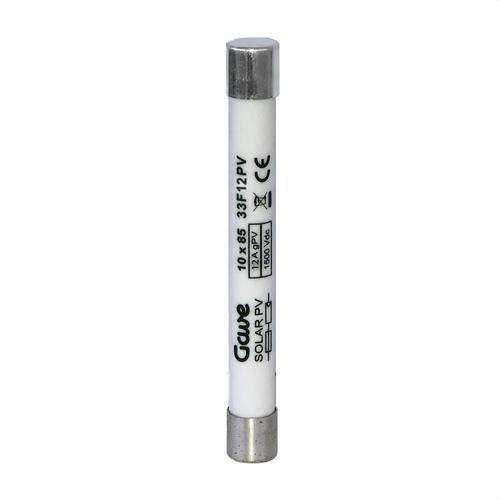 Cylindrical fuse 10X85 1500V PV 12A with reference 33F12PV from the brand GAVE