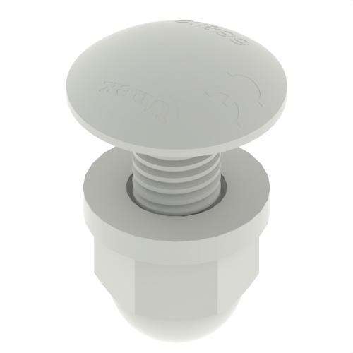 Bolt with Nut DIN 603 M8X20 U48X with reference 66809-48 from the brand UNEX