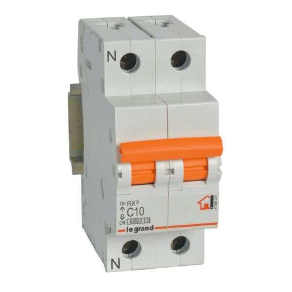 Magnetische automaat RX³ - 1P+N - 230V~ - 10A - C-curve met referentie 419925 van het merk LEGRAND