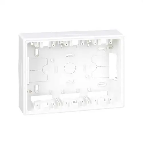 Surface wall box base for 3 double elements white Simon 500 Cima with reference 51050003-030 from the brand SIMON