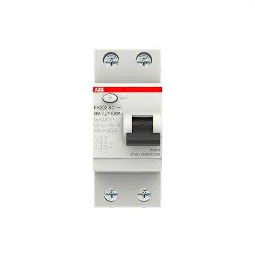 2P 25A AC Class 30mA Differential with reference 2CSF202004R1250 from the brand ABB