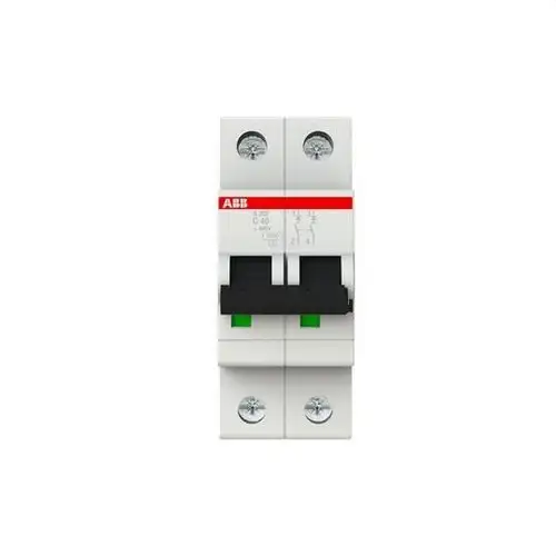 Magnetothermisch S202-C40 2P 40A Curve C 10kA met referentie 2CDS252001R0404 van het merk ABB