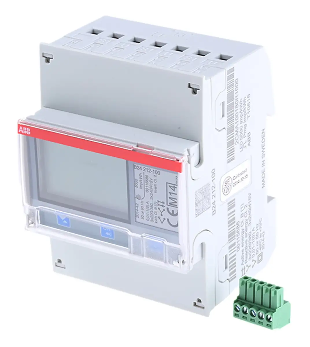 ABB B24 Series 3-Phase Energy Meter with reference 2CMA100180R1000 from the brand ABB