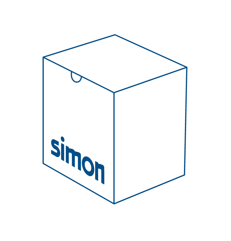 Sortie de câbles titane Simon 270 avec la référence 20000801-096 de la marque SIMON