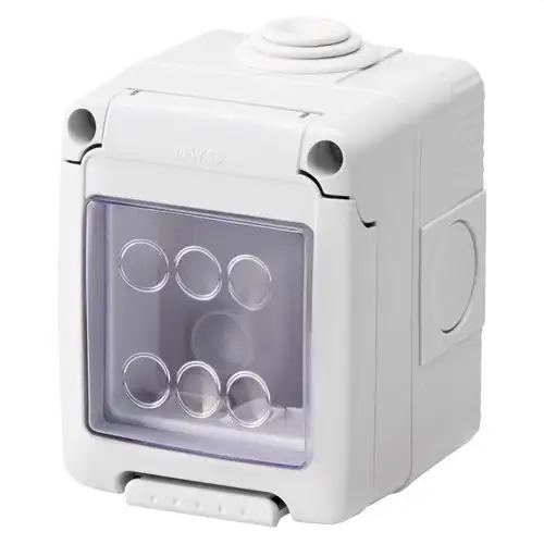 Surface Box for SYSTEM Mechanisms 2 Modules IP55 with reference GW27042 from the brand GEWISS