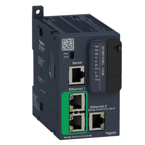 Modicon M251 Logic Controller 2 x Ethernet with reference TM251MESE from the brand SCHNEIDER ELECTRIC
