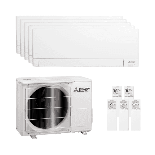 5x1 Air Conditioner with WiFi Mitsubishi MSZ-AY 2.5 kW (3) + 3.5 kW (2) with reference MXZMSZAY-2525253535-102 from the brand MITSUBISHI