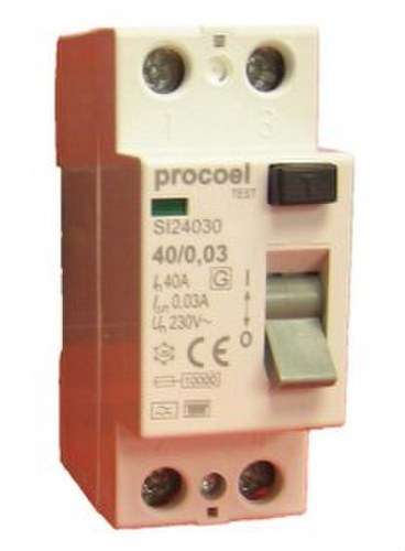 Super Immunised Differential 4P 40A 30mA with reference SI44030 from the brand PROCOEL