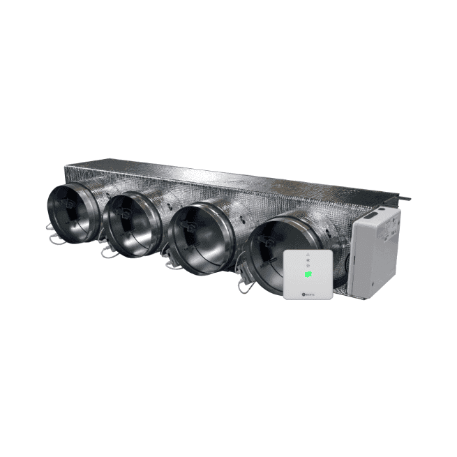 Gemotoriseerde plenum Airzone Easyzone 25 Wi-Fi Medium AZC25DAIBS07M4 voor Daikin – 4 uitgangen Ø200 mm (gemiddelde capaciteit) met referentie AZC25DAIBS07M4 van het merk AIRZONE
