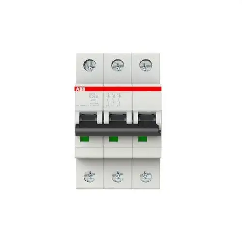 Magnetothermisch S203-K25 3P 25A Curve K 10kA met referentie 2CDS253001R0517 van het merk ABB