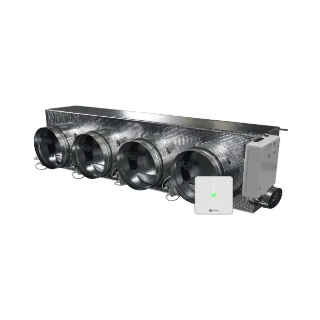 Gemotoriseerde plenum Airzone Easyzone 25 Wi-Fi Medium AZC25MELBS01M4 voor Mitsubishi Electric lage bouwhoogte – 4 uitgangen Ø200 mm (gemiddelde capaciteit) met referentie AZC25MELBS01M4 van het merk AIRZONE