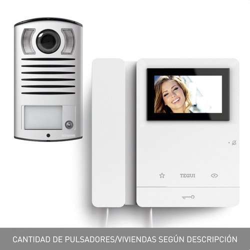 Tegui Linea 2000 Video Door Entry Kit for 1 Home with Series 8 Monitor with reference 378121 from the brand TEGUI