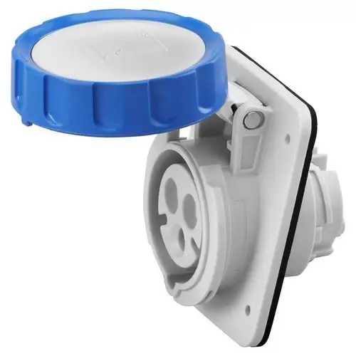 Fixed Flush Mounting Base at 10º IP67 2P+E 16A 230V 6H with reference GW62227H from the brand GEWISS