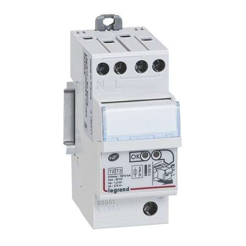 Overspanningsbeveiliging Type 2 bipolair 1P+N LEXIC 2 modules met referentie 003951 van het merk LEGRAND