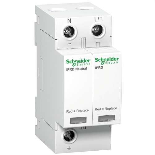 Overspanningsbegrenzer type 2 Acti9 iPRD20 1P+N 20 kA 350V met referentie A9L20500 van het merk SCHNEIDER ELECTRIC