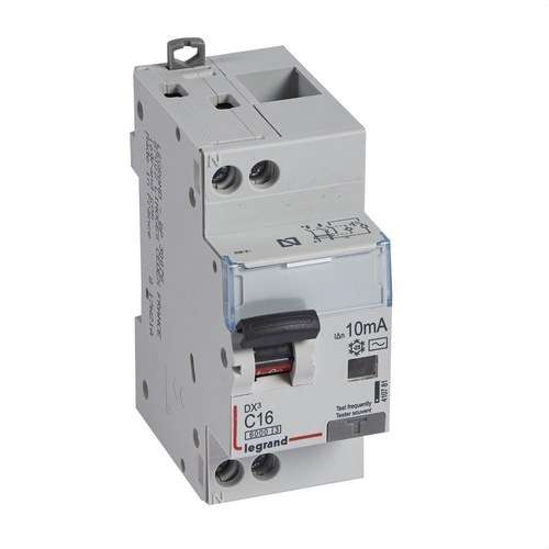 DX3 Differential Circuit Breaker P+N 10mA C16 with reference 410781 from the brand LEGRAND