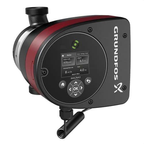 Pompe de circulation Grundfos MAGNA3 25-100 avec la référence 97924247 de la marque GRUNDFOS