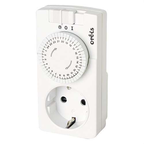 Plug-in programmeerbare timer D T-15 DAGELIJKS Z/RSVA.230V 3500W ESF.30 MN met referentie OB162232 van het merk ORBIS